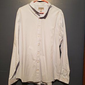 XL Performance Button Down Long Sleeve Shirt
